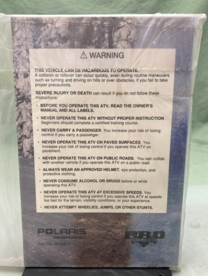 Polaris 9914011 Sport 400L and Trail Blazer Owner's Manual 1997 New Genuine