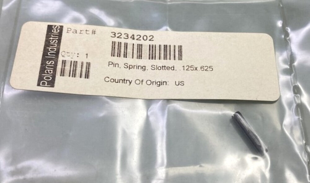 Qty 4 Polaris 3234202 Pin, Spring, Slotted New Genuine