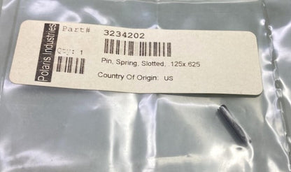 Qty 4 Polaris 3234202 Pin, Spring, Slotted New Genuine