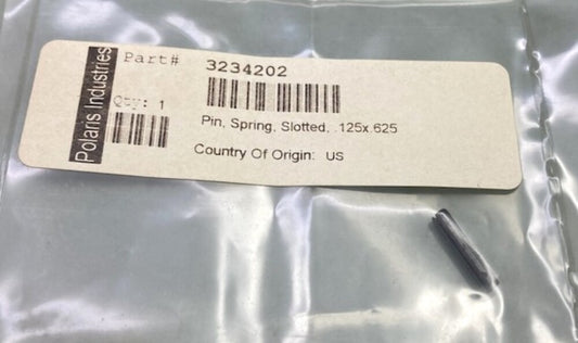 Qty 4 Polaris 3234202 Pin, Spring, Slotted New Genuine