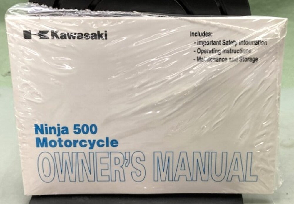 Kawasaki 99987-1527 Ninja 500 Motorcycle Owner's Manual New Genuine