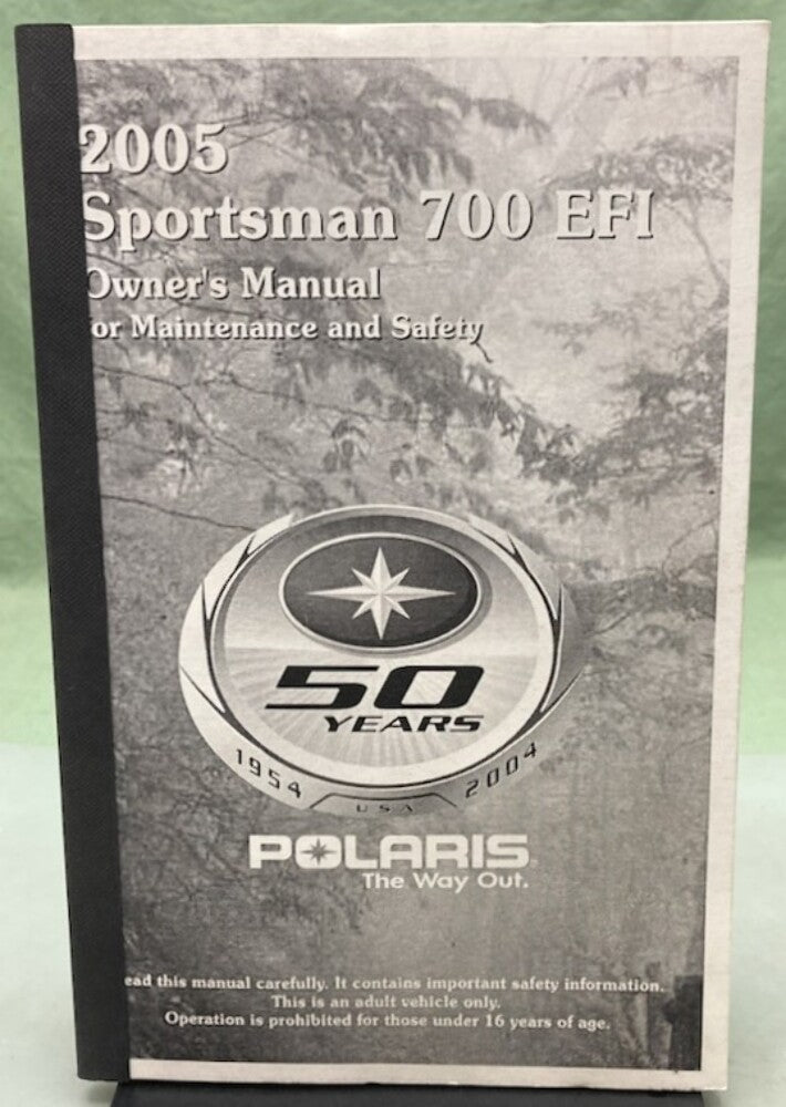 Polaris 9919426 Sportsman 700 EFI Owner's Manual 2005 Genuine