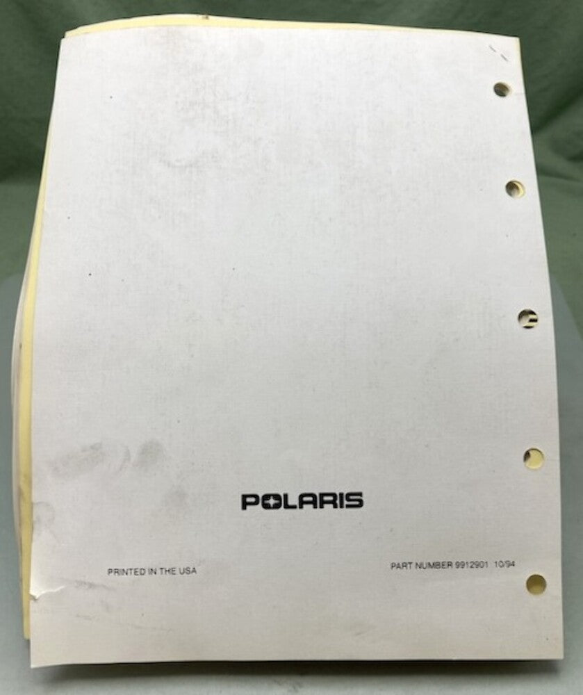 Polaris 9912901 Indy Storm Parts Manual 1995 Genuine