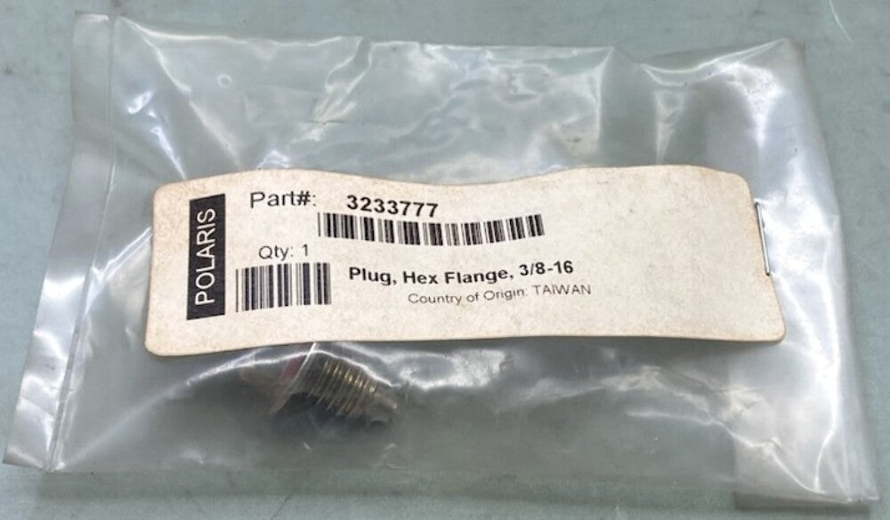 Polaris 3233777 Drain Plug New Genuine