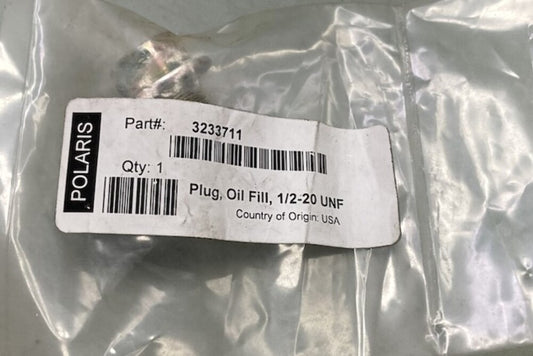 Polaris 3233711 Plug, Oil, Fill New Genuine