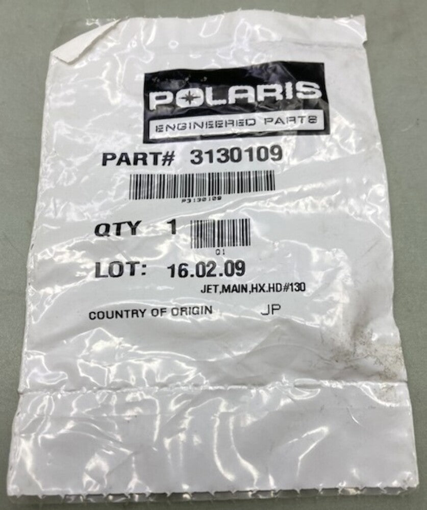 Polaris 3130109 Jet, Main, Hx.Hd#130 New Genuine