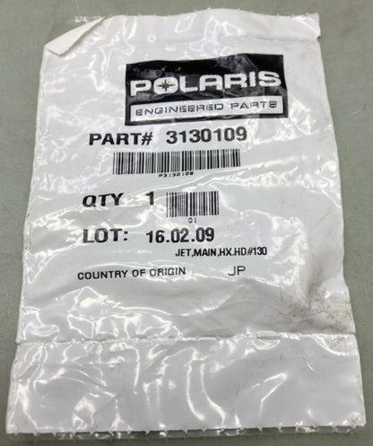 Polaris 3130109 Jet, Main, Hx.Hd#130 New Genuine
