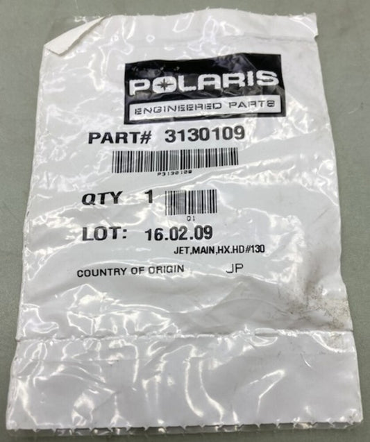 Polaris 3130109 Jet, Main, Hx.Hd#130 New Genuine