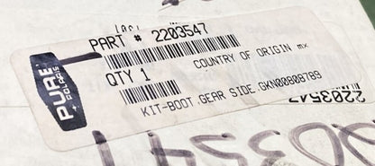 Polaris 2203547 Kit, Boot, Gear, Side New Genuine Incomplete Kit