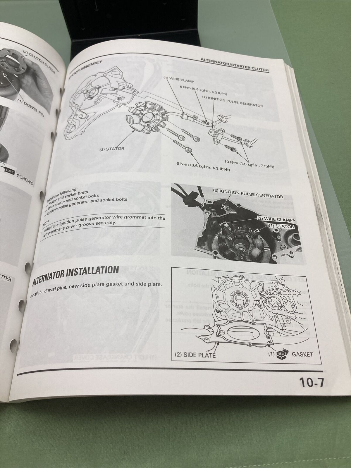 GENUINE HONDA 61KEN00 CMX250C SERVICE MANUAL '96-'97