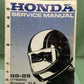 GENUINE HONDA 61MR101 VT600C SHADOW VLX SERVICE MANUAL '88-'89