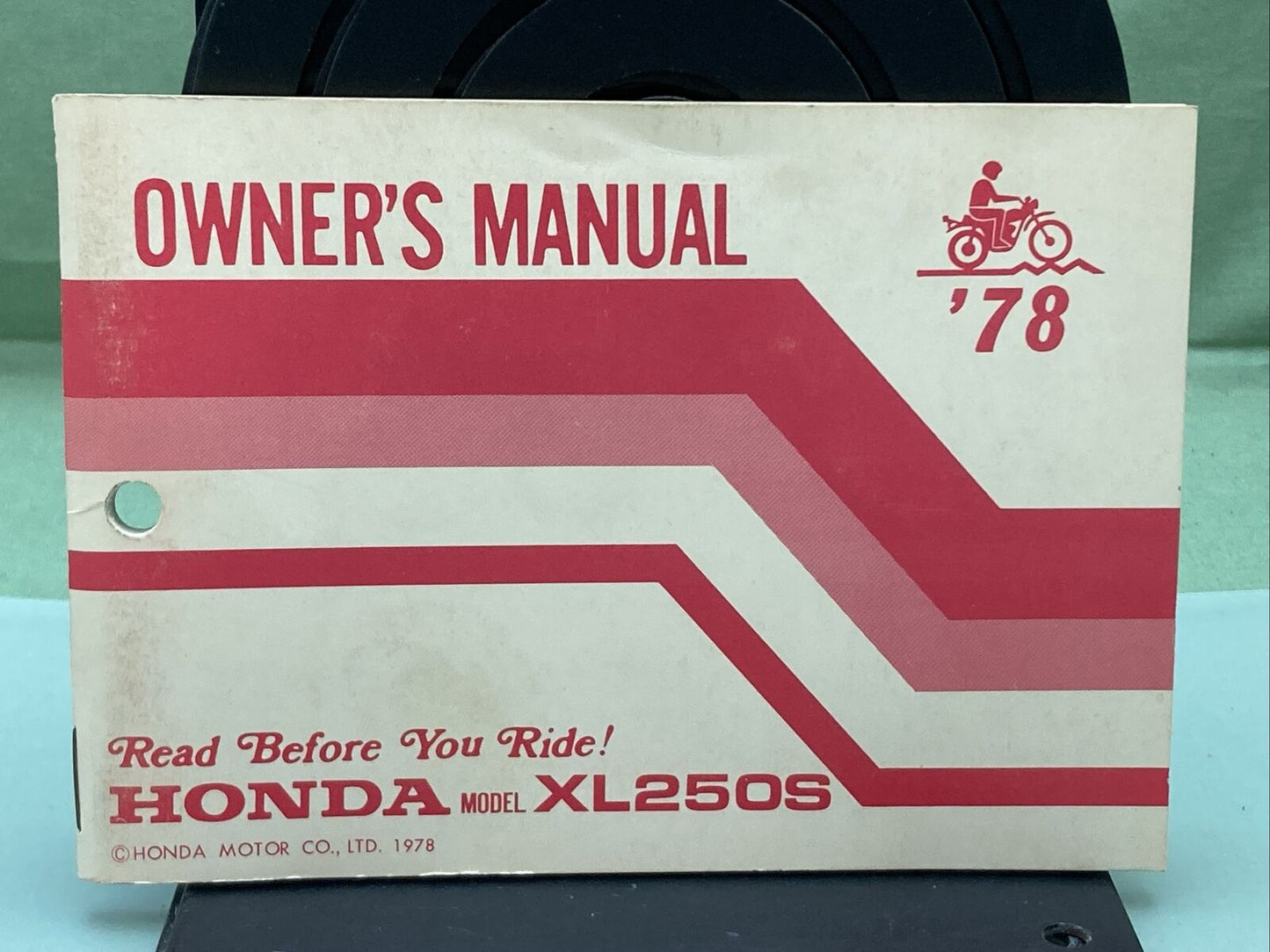 GENUINE HONDA 3142800 XL250S OWNER'S MANUAL '78