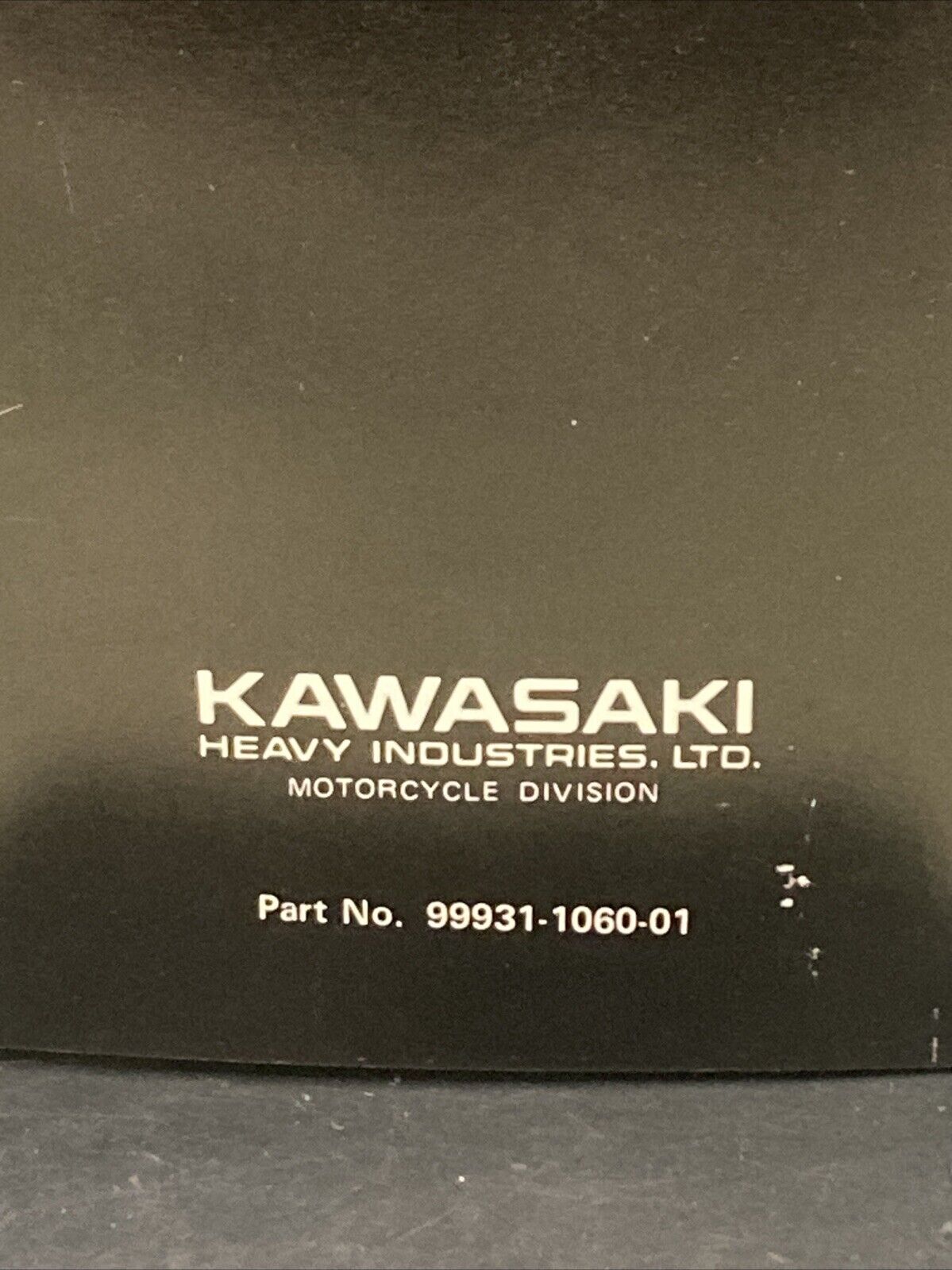 GENUINE KAWASAKI 99931-1060-01 KZ440 MOTORCYCLE ASSEMBLY AND PREP MANUAL 1979