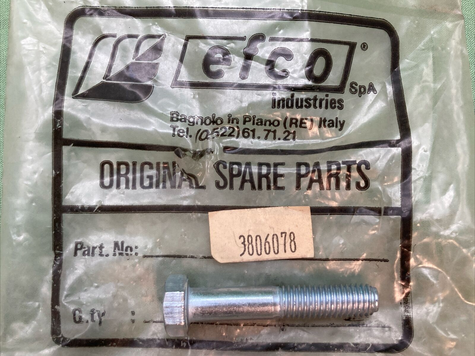 NEW GENUINE EFCO 3806078 SCREW – Merica Powersports