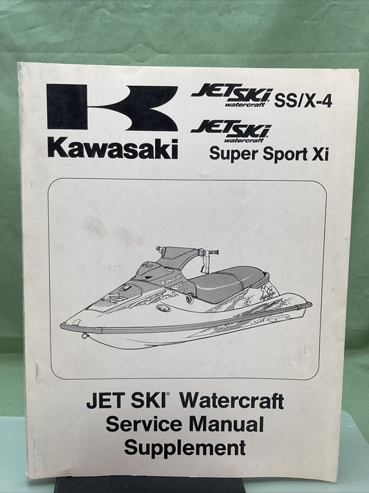 GENUINE KAWASAKI 99924-1177-53 JETSKI SS/X-4 / SUPER SPORT Xi SERVICE MANUAL SUP