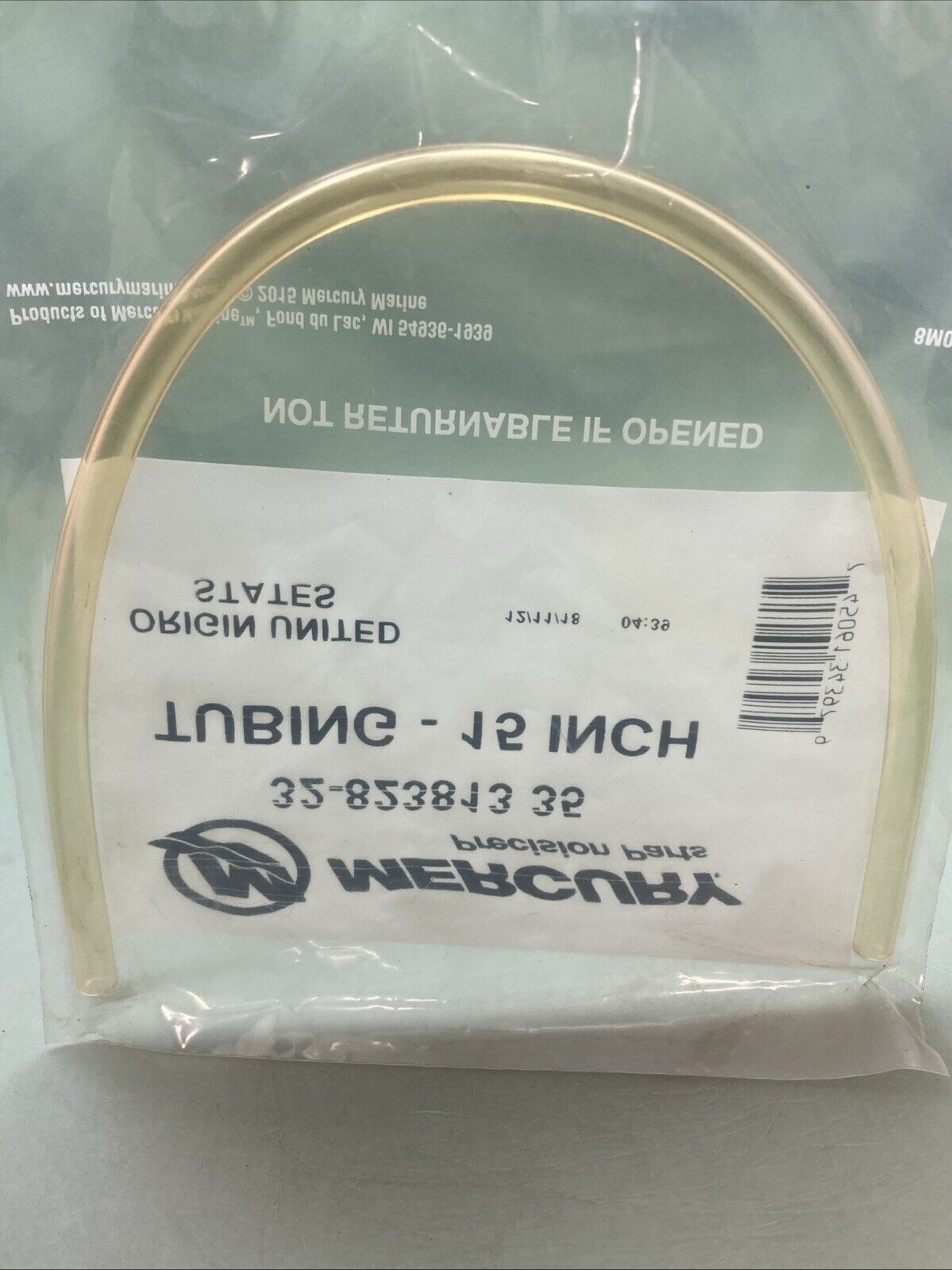 NEW GENUINE MERCURY QUICKSILVER 32-82381335 TUBING 15"