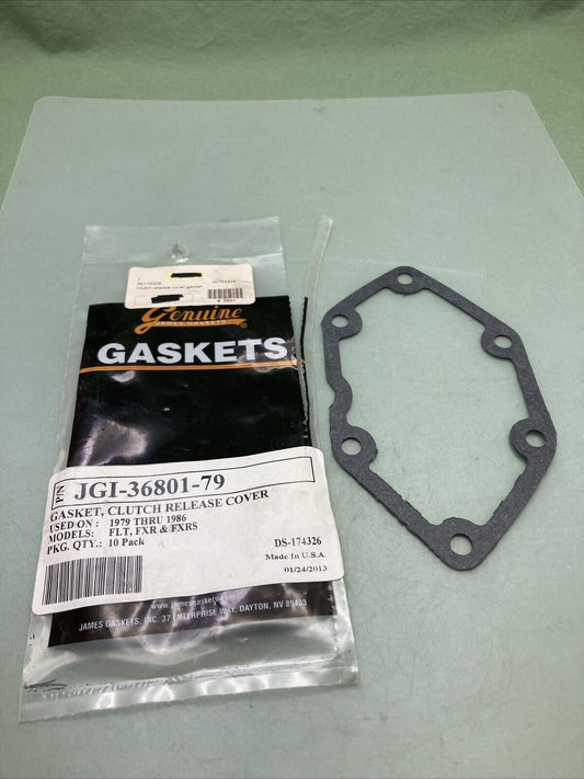 QTY 9 NEW GENUINE JAMES GASKET JGI-36801-79 GASKET, CLUTCH RELEASE COVER