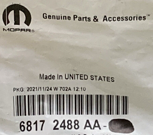 NEW GENUINE MOPAR 68172488AA Anti-Chip Film, Right 2012-2022 Jeep