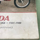 CLYMER M442 HONDA CR60-125R PRO-LINK SERVICE MANUAL 1981-1988