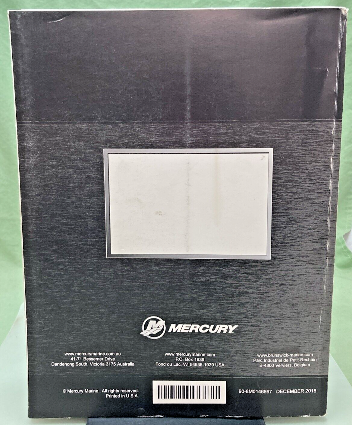 GENUINE MERCURY 90-8M0146867 MERCURY 150/150 SEAPRO SERVICE MANUAL 2018