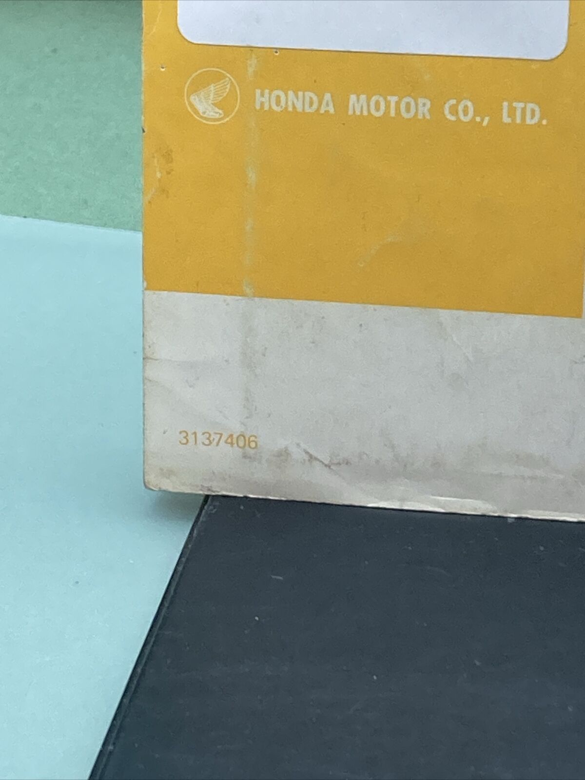 GENUINE HONDA 3137406 CB550K OWNER'S MANUAL '78