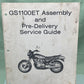 GENUINE SUZUKI MS-8000E-03 GS1100ET ASSEMBLY AND PRE-DELIVERY SERVICE GUIDE