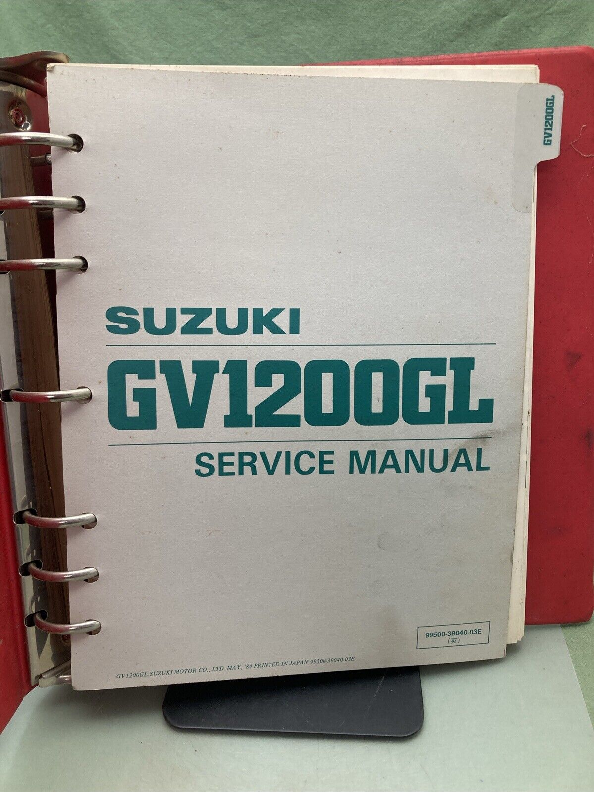 GENUINE SUZUKI 99500-39040-03E GV1200GL SERVICE MANUAL 1984