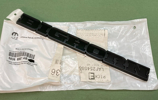NEW GENUINE MOPAR 68366987AB Nameplate BIGHORN
