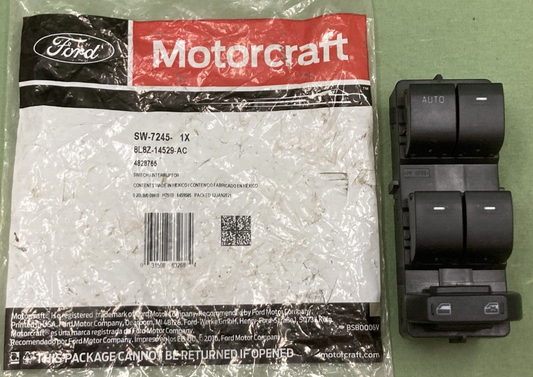 NEW GENUINE MOTORCRAFT SW-7245 WINDOW POWER CONTROL SWITCH FRONT LEFT DOOR