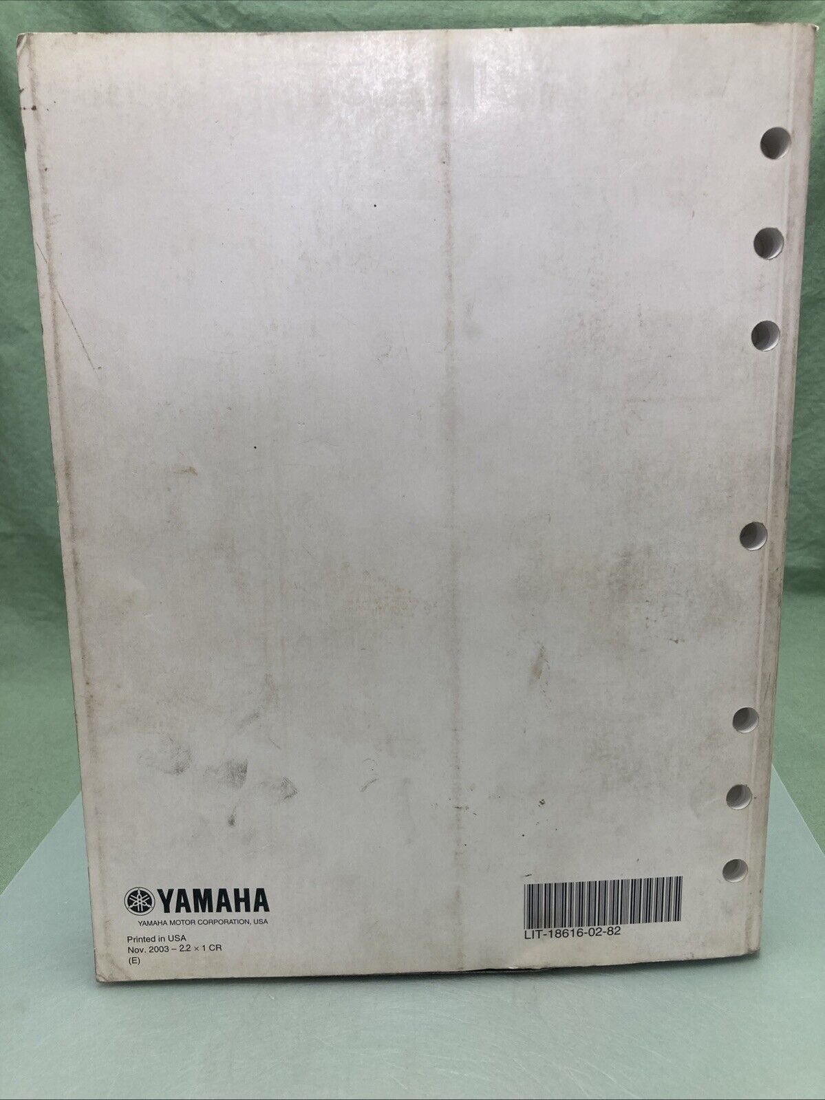 GENUINE YAMAHA LIT-18616-02-82 (L)Z150C,  (V)Z175C, VZ200C SERVICE MANUAL 2003