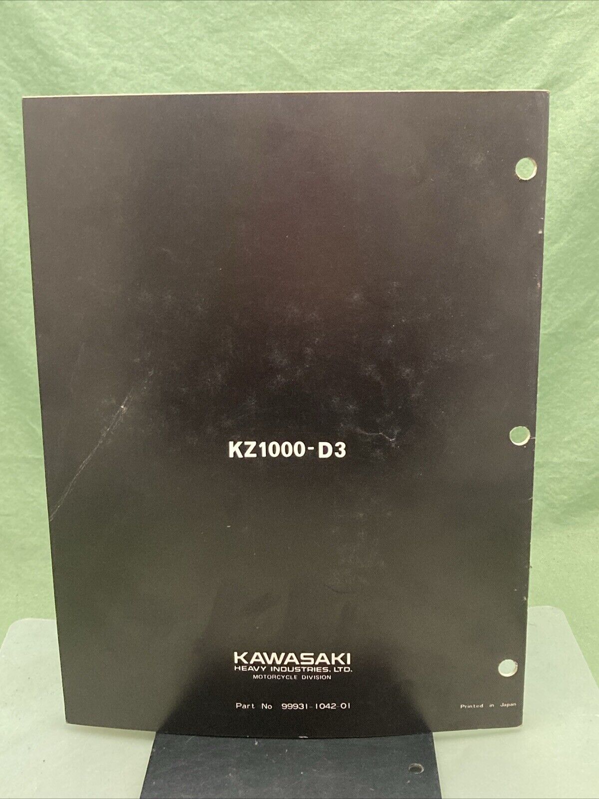 GENUINE KAWASAKI 99931-1042-01 KZ1000Z1R MOTORCYCLE ASSY AND PREP MANUAL 1979