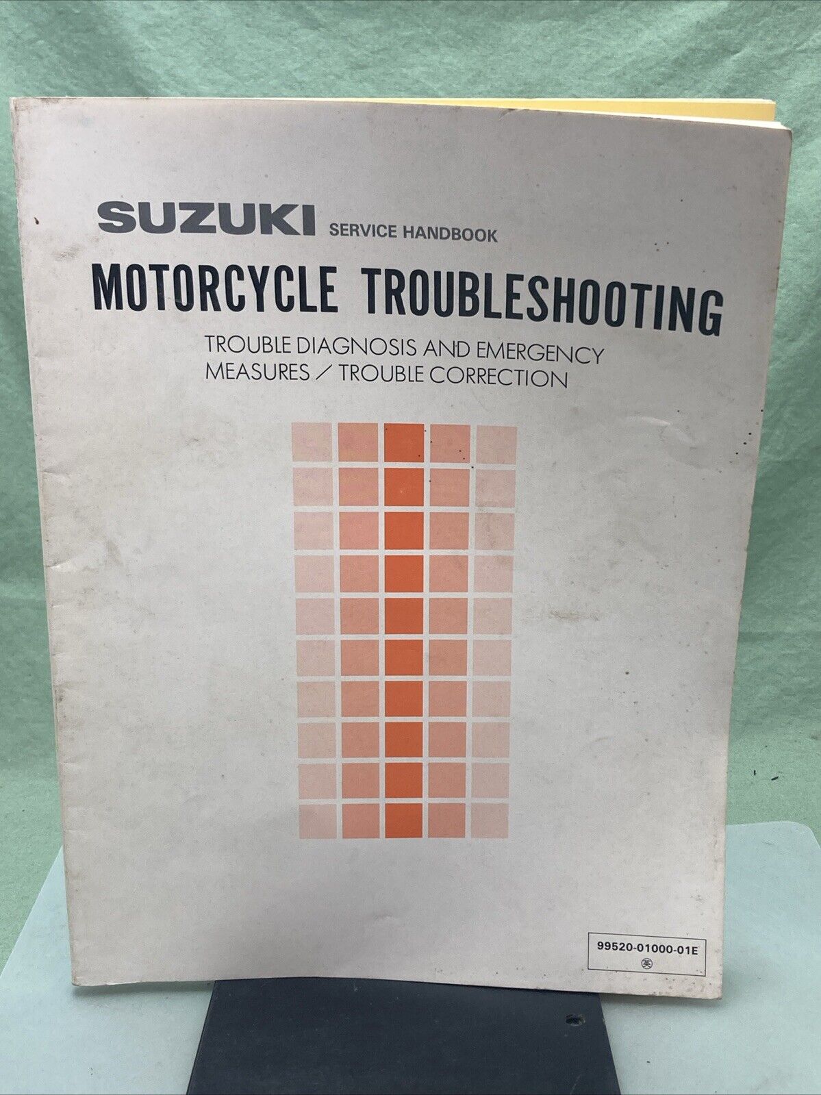 GENUINE SUZUKI 99520-01000-01E SERVICE HANDBOOK MOTORCYCLE TROUBLSHOOTING '85