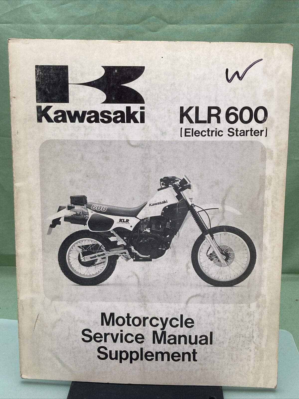 GENUINE KAWASAKI 99924-1063-51 KLR600 ELECTRIC STARTER SERVICE MANUAL SUPPLEMENT