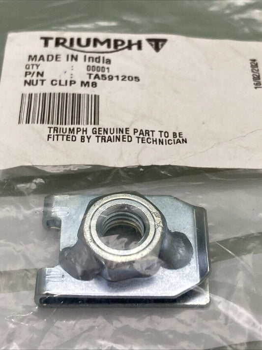 NEW GENUINE TRIUMPH TA591205 Nut, Clip, M8