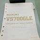 GENUINE SUZUKI 99501-36040-03E VS700GLE SUPPLEMENTARY SERVICE MANUAL 1986