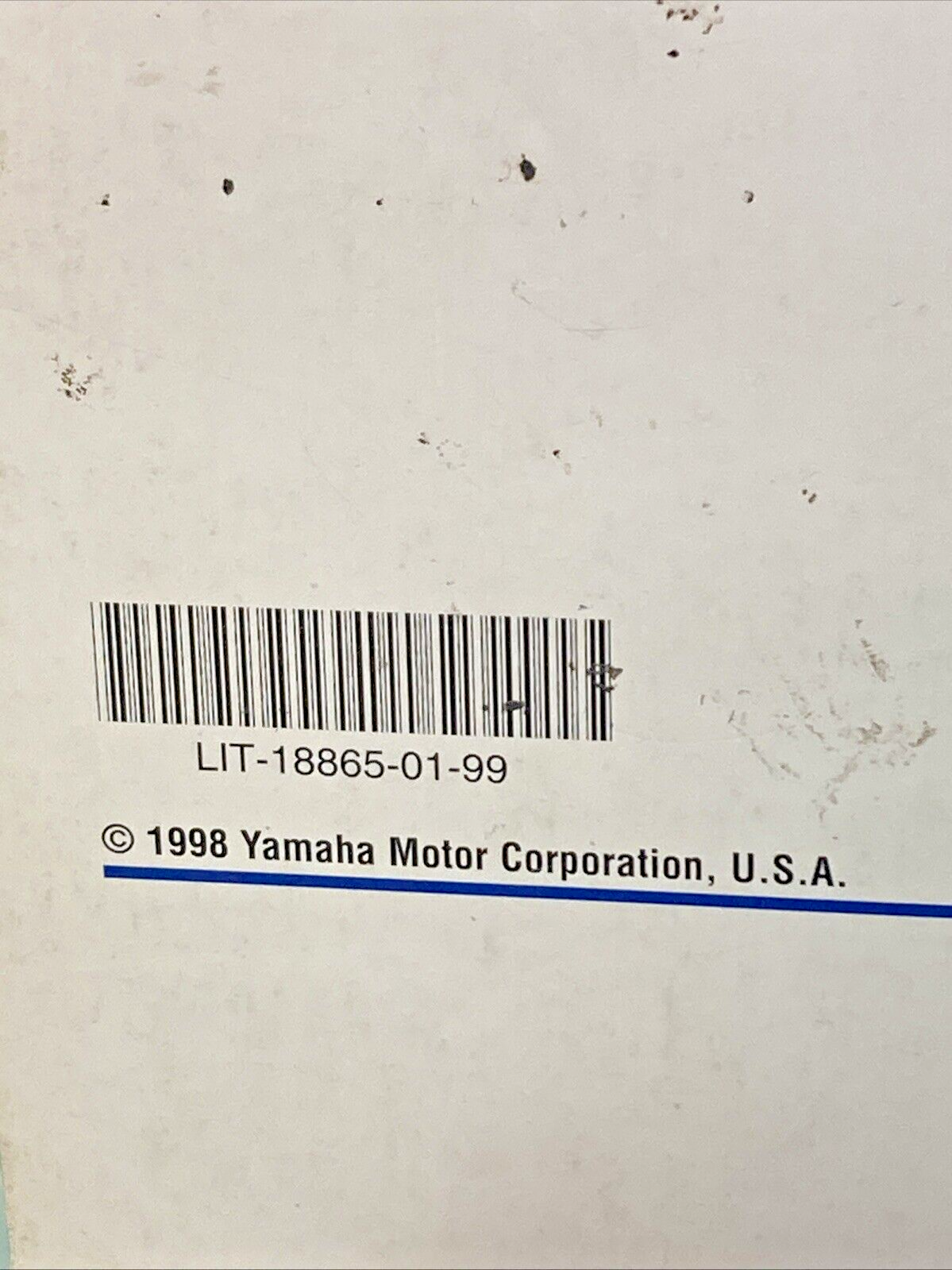 GENUINE YAMAHA LIT-18865-01-99 MARINE TECHNICAL GUIDE 1999
