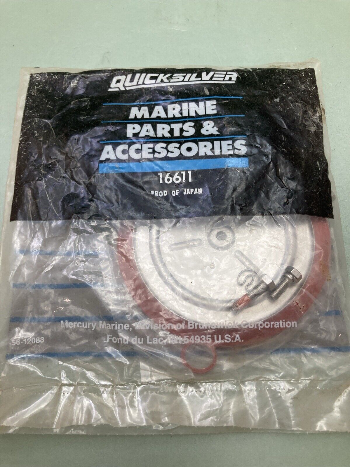 NEW GENUINE MERCURY QUICKSILVER 16611 DIAPHRAGM KIT