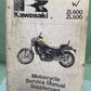 GENUINE KAWASAKI 99924-1073-51 ZL600/ZL500 MOTORCYCLE SERVICE MANUAL SUPPLEMENT