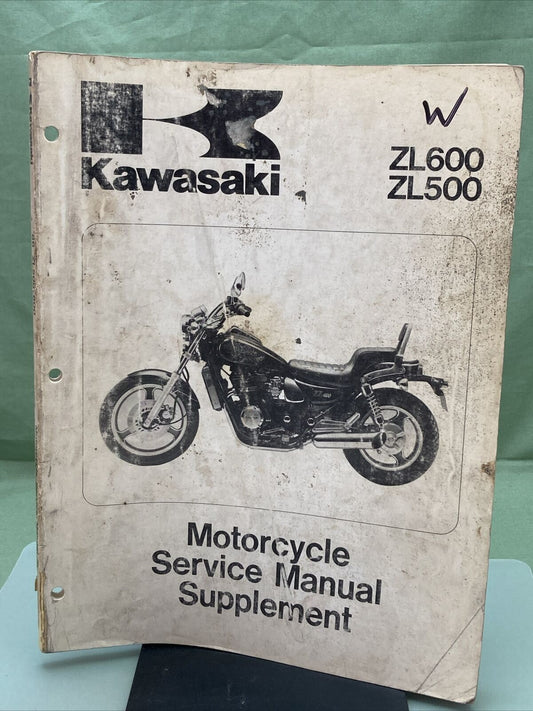 GENUINE KAWASAKI 99924-1073-51 ZL600/ZL500 MOTORCYCLE SERVICE MANUAL SUPPLEMENT