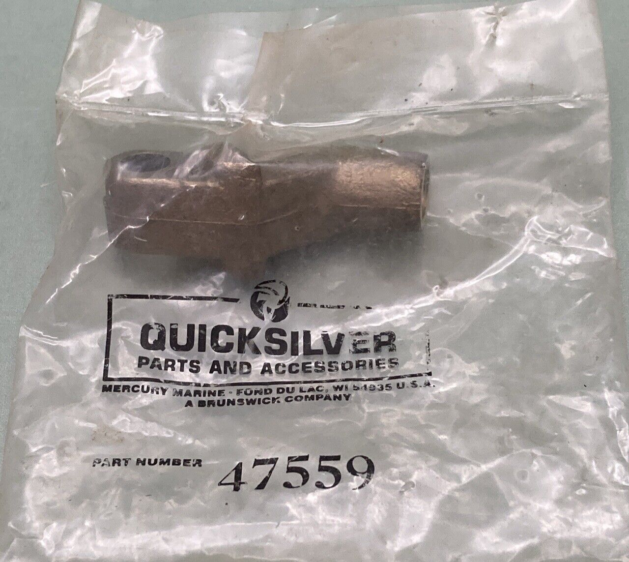 QTY 2  NEW MERCURY QUICKSILVER 47559 PUSH ROD END DSH HSNG ASM OUTBOARD 115HP