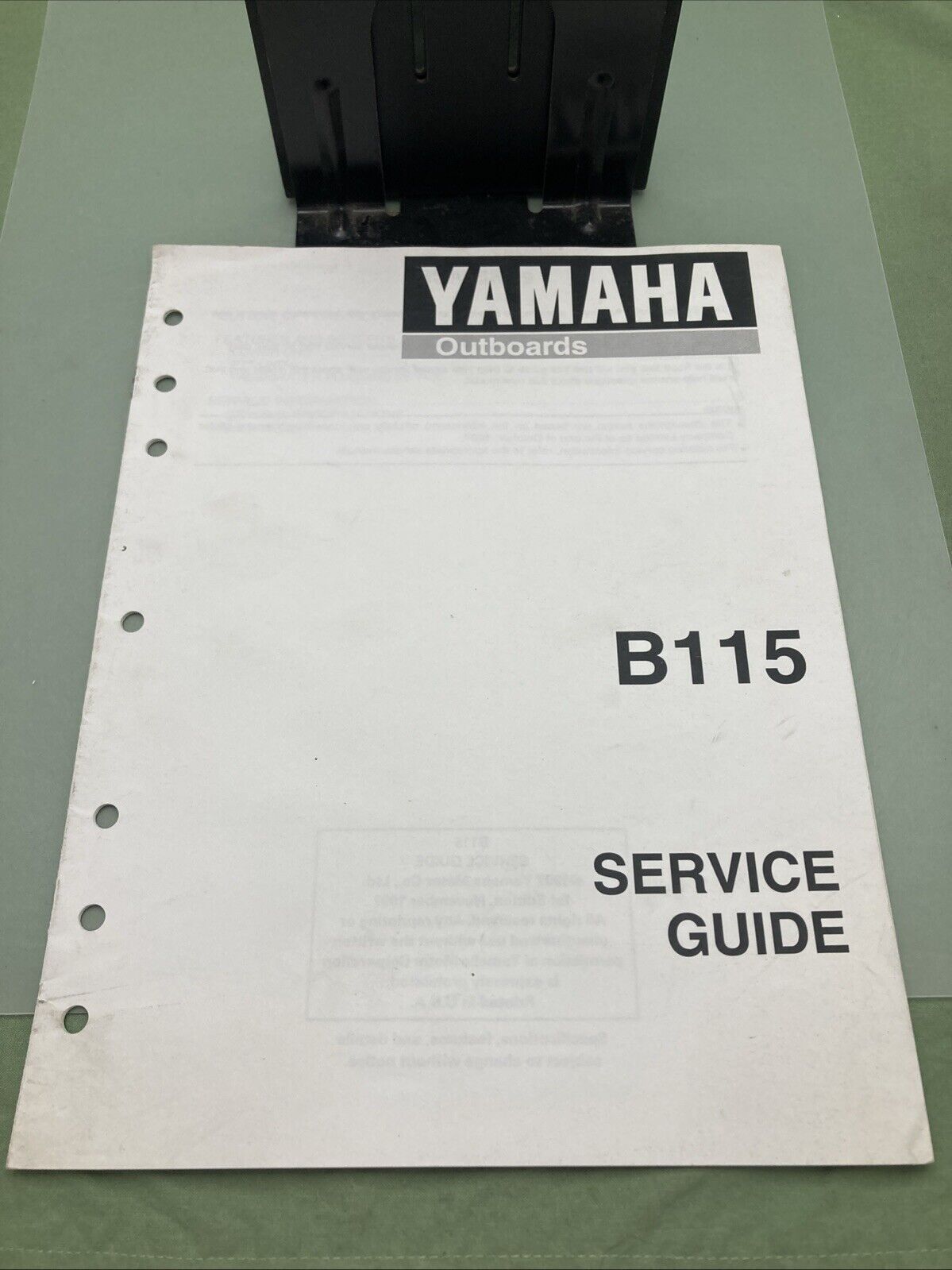 GENUINE YAMAHA 90894-62940-98 B115 SERVICE GUIDE 1997