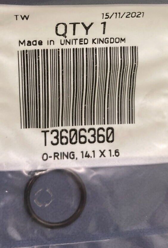 NEW GENUINE TRIUMPH T3606360 O-RING 14 X 17.6 X 1.8