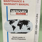 GENUINE MERCURY MARINE 90-10128990 OPERATION MAINTENANCE WARRANTY MANUAL 1998