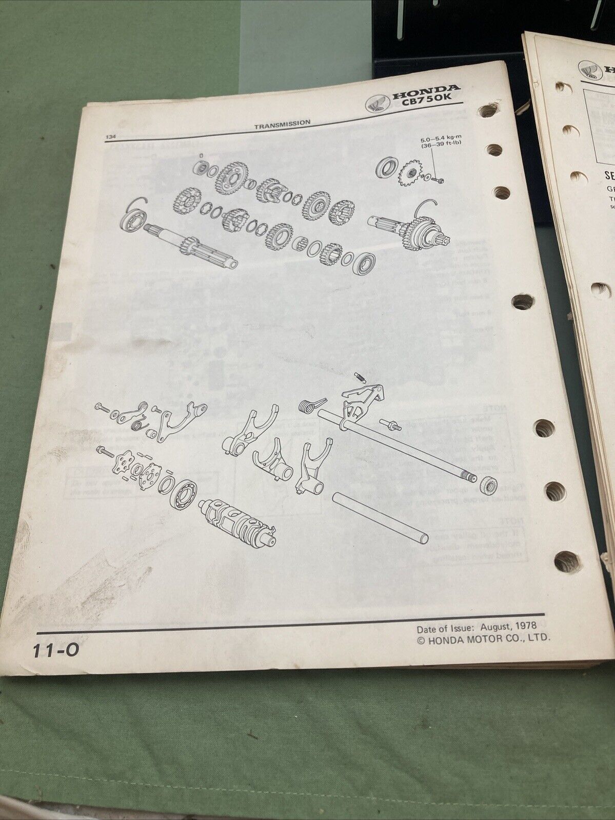 HONDA 6141000 CB750 K8 F3 SHOP MANUAL 1978