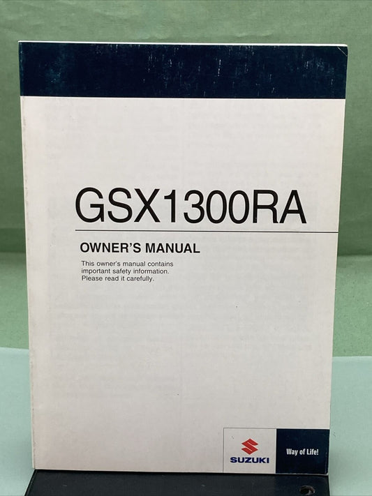 GENUINE SUZUKI 99011-15H55-03A GSX1300RA OWNER'S MANUAL