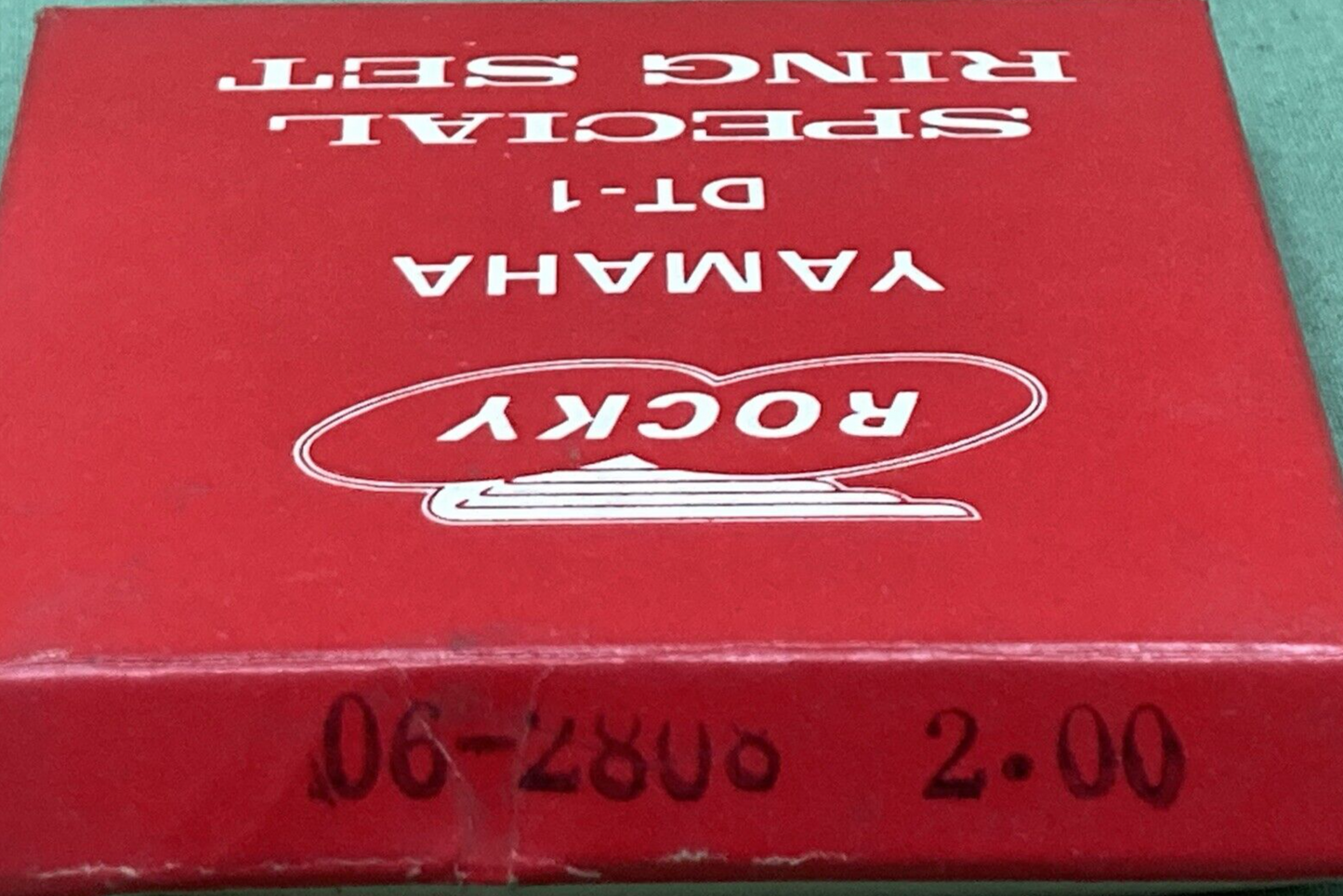 NEW GENUINE ROCKY YAMAHA 06-2808 PISTON RING SET 8TH 2.00 O/S