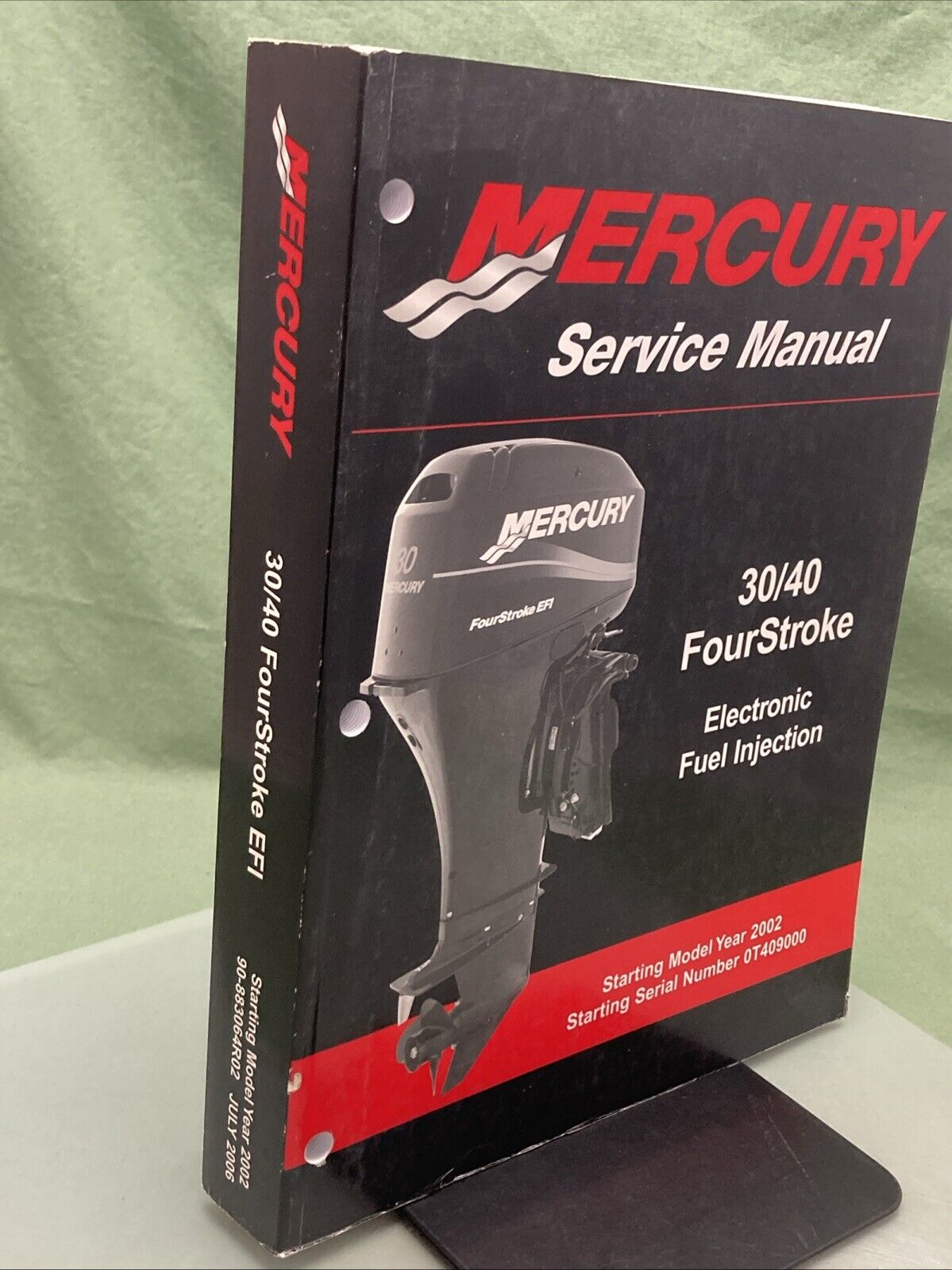 GENUINE MERCURY 90-883064R02 30/40 FOURSTROKE EFI SERVICE MANUAL 2006