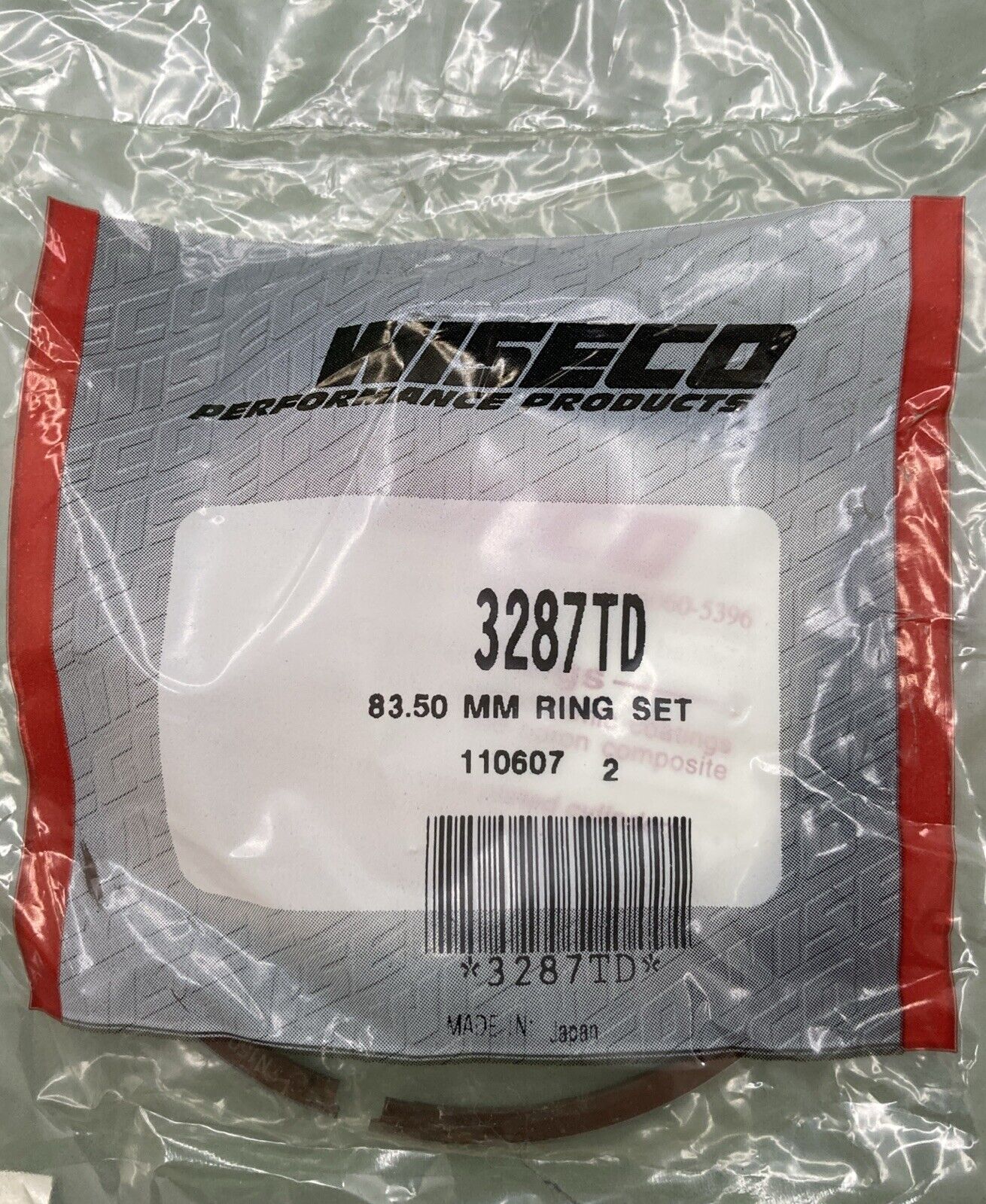 NEW WISECO 675M08350 PISTON KITS, POLARIS ATV 400