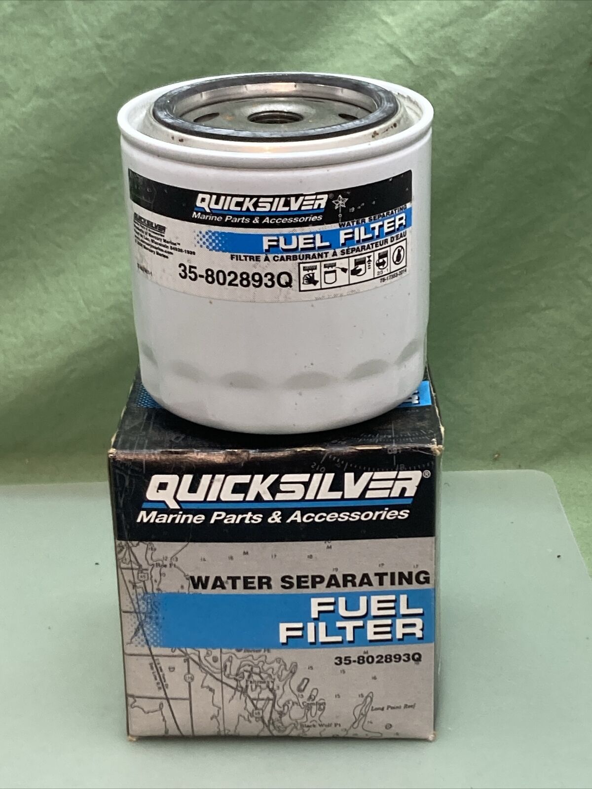 NEW GENUINE MERCURY QUICKSILVER 35-802893Q FUEL FILTER