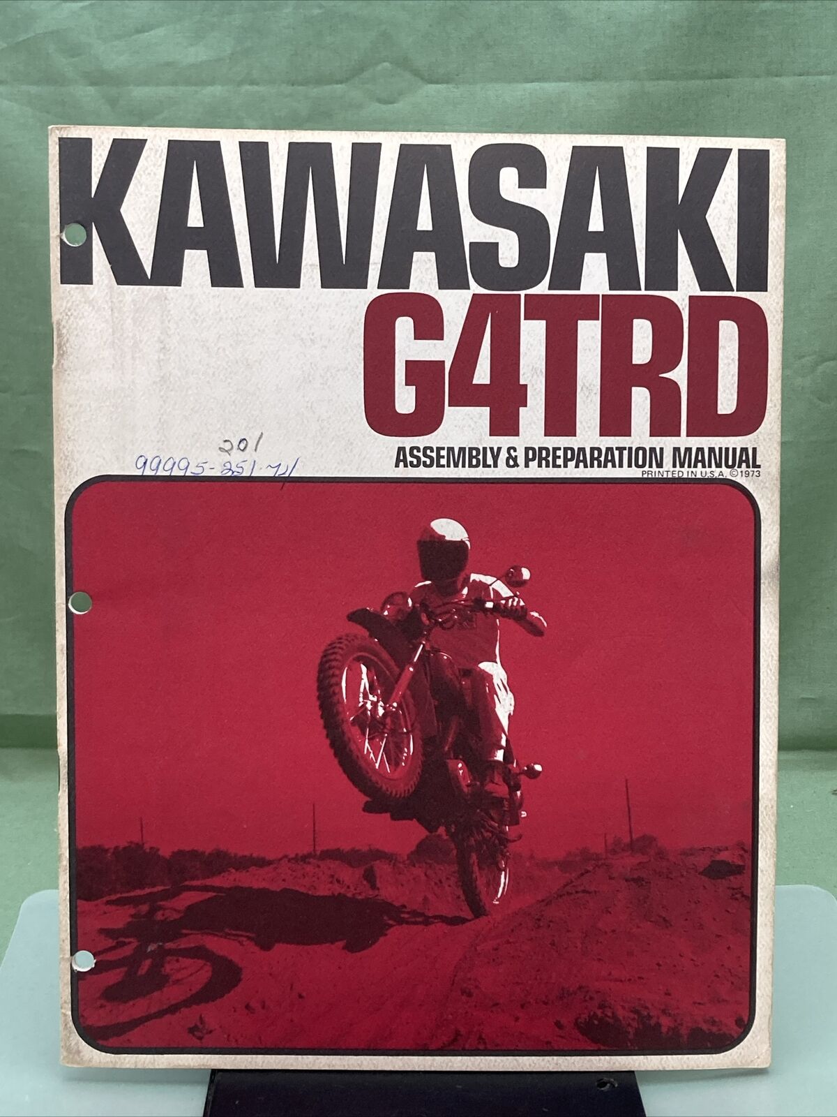 GENUINE KAWASAKI 99995-201-74 G4TRD ASSEMBLY & PREPARATION MANUAL